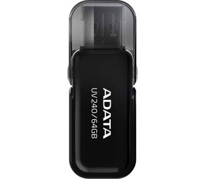 USB флеш A-DATA 64GB UV240 черный (AUV240-64G-RBK)