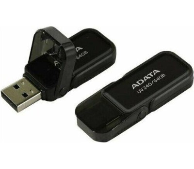USB флеш A-DATA 64GB UV240 черный (AUV240-64G-RBK)
