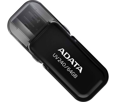 USB флеш A-DATA 64GB UV240 черный (AUV240-64G-RBK)