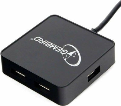 USB хаб GEMBIRD (UHB-242) концентратор USB 2.0 4 порта черный