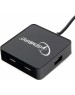 USB хаб GEMBIRD (UHB-242) концентратор USB 2.0 4 порта черный