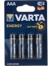Элементы питания VARTA (04103213414) BL4 LR03 ENERGY ALKALINE (4103) (4103213414)