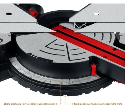 Пила торцовочная ЗУБР ЗПТ-305-1800 ПЛ пила торцовочная с протяжкой