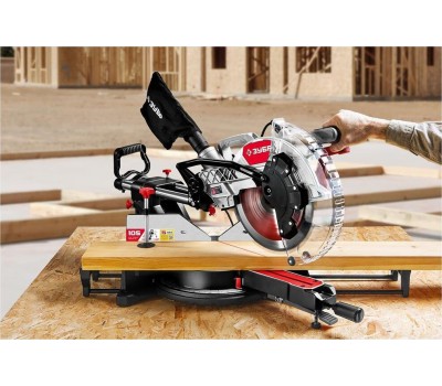 Пила торцовочная ЗУБР ЗПТ-305-1800 ПЛ пила торцовочная с протяжкой