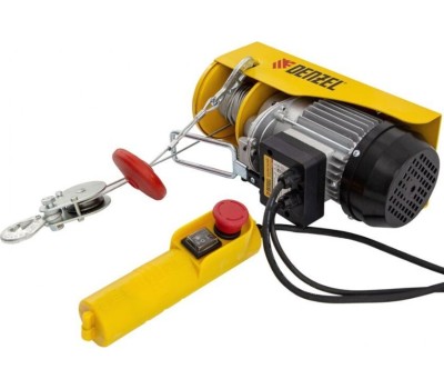 Тельфер DENZEL 52011 Тельфер электрический TF-250, 0,25 т, 540 Вт, высота 12 м, 10 м/мин