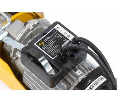 Тельфер DENZEL 52011 Тельфер электрический TF-250, 0,25 т, 540 Вт, высота 12 м, 10 м/мин