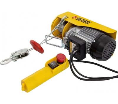 Тельфер DENZEL 52011 Тельфер электрический TF-250, 0,25 т, 540 Вт, высота 12 м, 10 м/мин