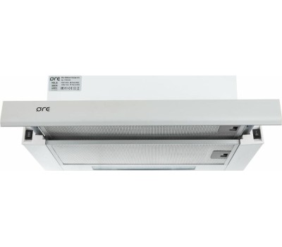 Встраиваемая вытяжка ORE Nils 50 white (NILS50W)