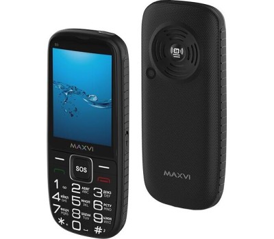 МОБИЛЬНЫЕ ТЕЛЕФОНЫ СТАНДАРТ GSM MAXVI B9 BLACK (2 SIM)