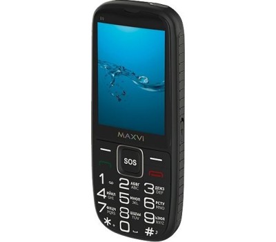 МОБИЛЬНЫЕ ТЕЛЕФОНЫ СТАНДАРТ GSM MAXVI B9 BLACK (2 SIM)