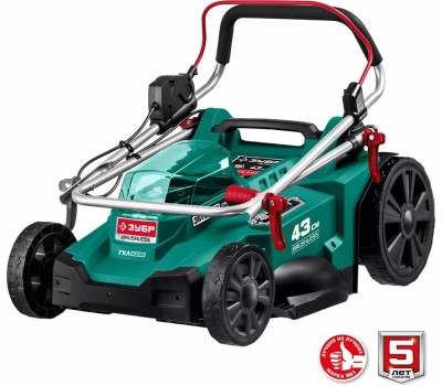 Газонокосилка ЗУБР ГКЛ-4336 36В, без АКБ, 430мм, бесщеточный
