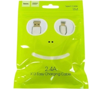 Кабель HOCO (6957531061199) X13 USB (m) - Type-C (m) 1.0м - белый