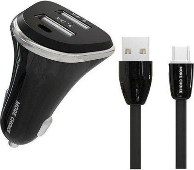 АЗУ MORE CHOICE (4627151191416) AC22a 2USB 2.4A для Type-C Black