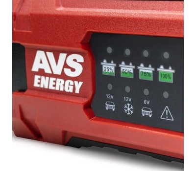 Зарядное устройство AVS BT-2S для автомобильного аккумулятора (2A, 25W) 6/12V (A07313S)