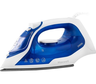 Утюг MAXWELL MW-3007 (MC) синий/белый
