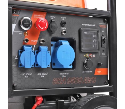 Генератор бензиновый PATRIOT 472102195 Генератор бензиновый GRA 9500AWS
