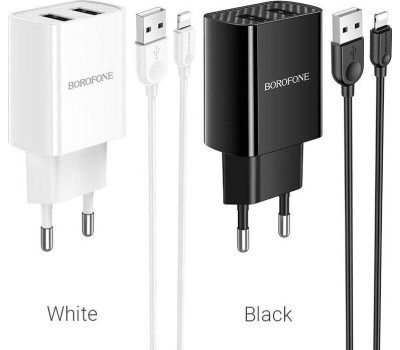 СЗУ BOROFONE (6931474739148) BA53A Powerway 2USB белый