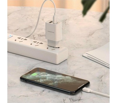 СЗУ BOROFONE (6931474739148) BA53A Powerway 2USB белый