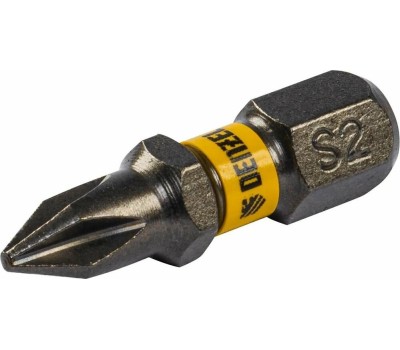 Набор бит DENZEL Набор бит PH1х25, сталь S2, шестигранный профиль, 10 шт. 11651