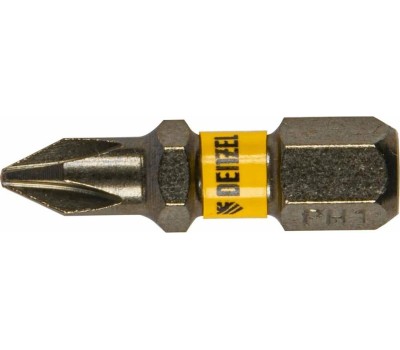 Набор бит DENZEL Набор бит PH1х25, сталь S2, шестигранный профиль, 10 шт. 11651