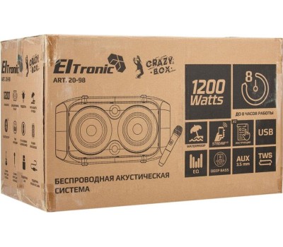 Мидисистема ELTRONIC (20-98) CRAZY BOX 1200 - колонка 06