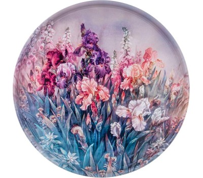 Поднос AGNESS 898-207 ПОЛЕВЫЕ ЦВЕТЫ 33см