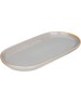 Тарелка BRONCO 189-415 SOUL KITCHEN СЕРАЯ овальная 30*14,5*2,5см