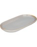 Тарелка BRONCO 189-415 SOUL KITCHEN СЕРАЯ овальная 30*14,5*2,5см