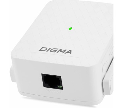DIGMA Повторитель беспроводного сигнала D-WR310, белый [d-wr310v2]