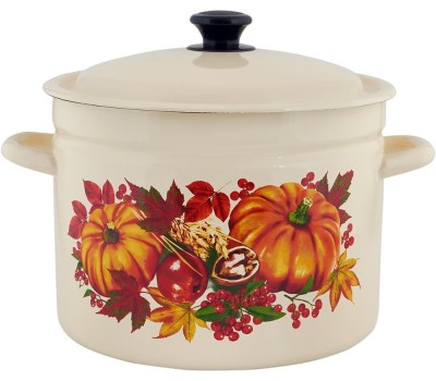 Кастрюля КМЗ 41804-192/6 эмал цил 7,0л с рис