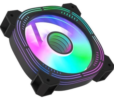 FORMULA Вентилятор для корпуса Nulight 12 RGB 120х120x25 черный 3-pin 4-pin (Molex) 19.06дБ (NULIGHT 12BK FR) Ret