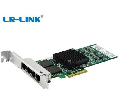 LR-LINK Сетевой адаптер LREC9724PT Intel I350 AM4 PCI-E x4 1GB 4 x RJ45 I350-T4