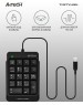 A4TECH Числовой блок Fstyler FK13P, USB, без русского алфавита, черный [fk13p black]