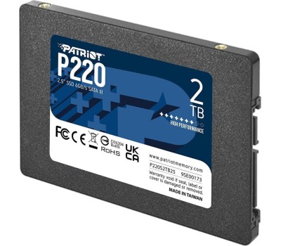 Накопитель SSD PATRIOT SSD накопитель P220 P220S2TB25 2ТБ, 2.5