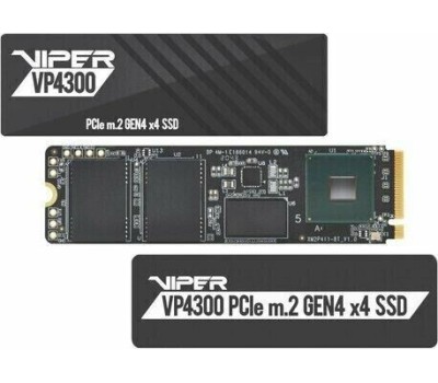 Накопитель SSD PATRIOT SSD накопитель Viper VP4300 Lite VP4300L2TBM28H 2ТБ, M.2 2280, PCIe 4.0 x4, NVMe, M.2