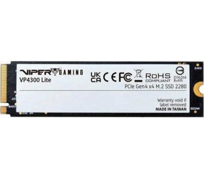 Накопитель SSD PATRIOT SSD накопитель Viper VP4300 Lite VP4300L2TBM28H 2ТБ, M.2 2280, PCIe 4.0 x4, NVMe, M.2