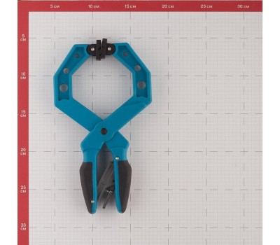 Струбцина GROSS Струбцина клещеобразная 4, пластиковый корпус, храповой механизм жесткой фиксации, 100 мм 20805