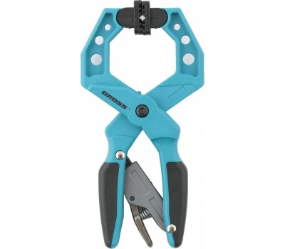 Струбцина GROSS Струбцина клещеобразная 4, пластиковый корпус, храповой механизм жесткой фиксации, 100 мм 20805