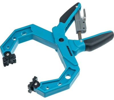 Струбцина GROSS Струбцина клещеобразная 4, пластиковый корпус, храповой механизм жесткой фиксации, 100 мм 20805