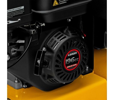 Виброплита DENZEL Виброплита бензиновая VC-30W, 30 кН, 60*45 см, 196 см3, бак для воды 97042