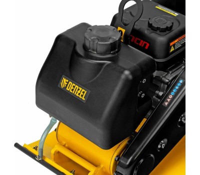 Виброплита DENZEL Виброплита бензиновая VC-30W, 30 кН, 60*45 см, 196 см3, бак для воды 97042