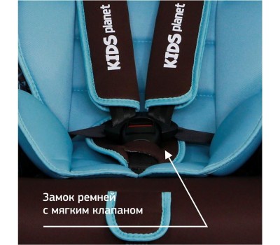 Автокресло детское KIDS PLANET УУД Asteroid гр.0+/I, море лазурное