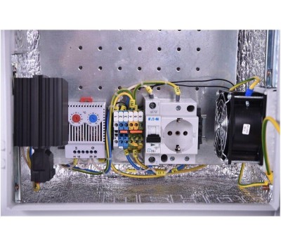 ЦМО Шкаф монтажный Эконом ШТВ-НЭ-3.3.21-3ААА-Т2 настенный, стальная передняя дверь, 300x300x300 мм