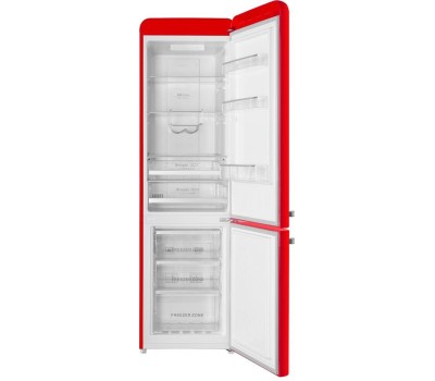 Холодильник MAUNFELD Холодильник двухкамерный MFF186NFRR красный