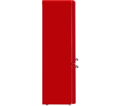 Холодильник MAUNFELD Холодильник двухкамерный MFF186NFRR красный