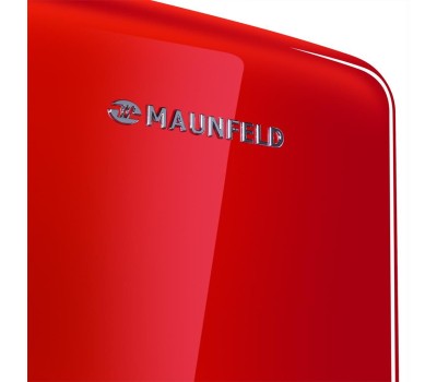 Холодильник MAUNFELD Холодильник двухкамерный MFF186NFRR красный