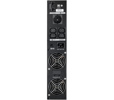 Exegate EX293052RUS ИБП Pure Sine Wave ExeGate SinePower UHB-2000.LCD.AVR.1SH.4C13.RJ.USB.2U <2000VA/1600W, LCD, AVR, 1*Schuko+4*C13 , RJ45/11, USB, Rackmount 2U/Tower, металлический корпус, Black>