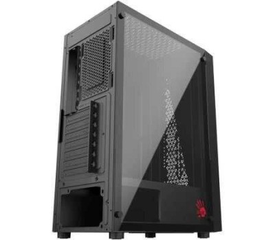 Корпус для ПК BLOODY Корпус ATX BD-CC106F, Midi-Tower, без БП, черный [bd-cc106f-bk]