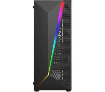 Корпус для ПК BLOODY Корпус ATX BD-CC106F, Midi-Tower, без БП, черный [bd-cc106f-bk]