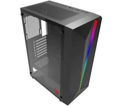 Корпус для ПК BLOODY Корпус ATX BD-CC106F, Midi-Tower, без БП, черный [bd-cc106f-bk]